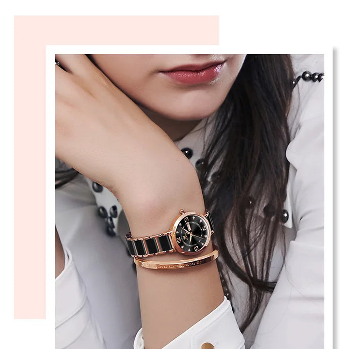 OLEVS Women's Wristwatch Luxury Brand Watch for Women Elegant Bracelet Waterproof Fashion Quartz Ladies Watches Reloj Para Mujer