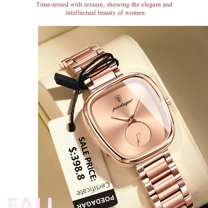 POEDAGAR Luxury Watch for Woman Waterproof Stainless Steel Quartz Ladies Watch High Quality Women's Watches Elegant Female Clock