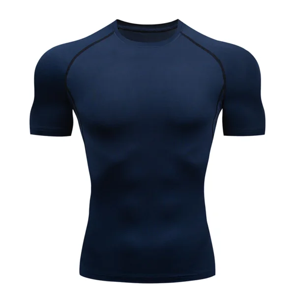 camiseta de compressão masculina - Image 11