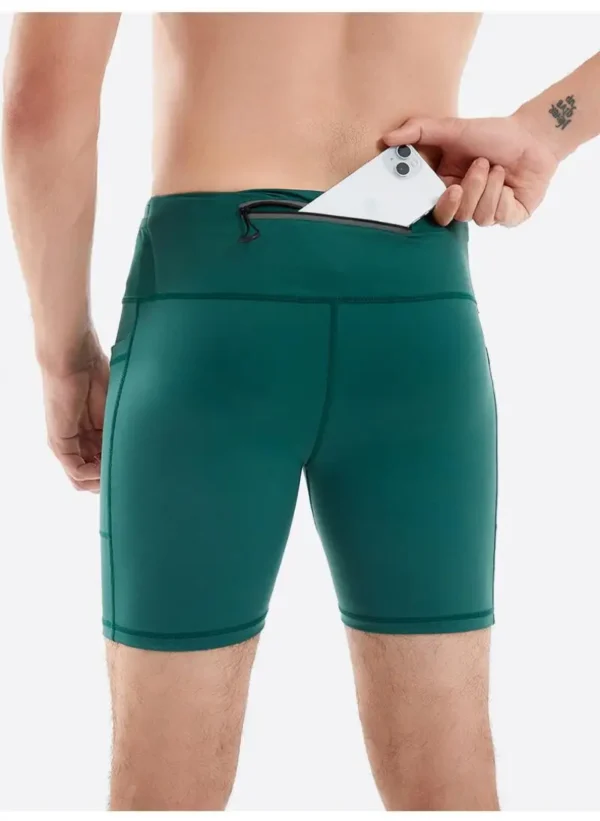 (Mul-Pockets Compression Shorts 3.0)Men Marathon Running Shorts Quick Dry Exercise Training Jogging Cycling Fitness Tight Shorts - Image 27
