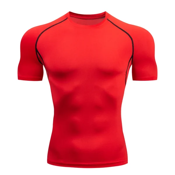 camiseta de compressão masculina - Image 3