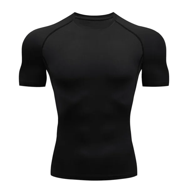 camiseta de compressão masculina - Image 9