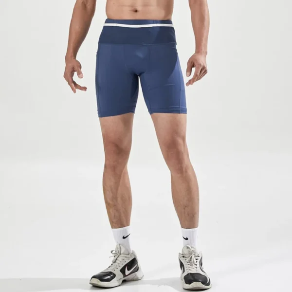 (Mul-Pockets Compression Shorts 3.0)Men Marathon Running Shorts Quick Dry Exercise Training Jogging Cycling Fitness Tight Shorts - Image 7