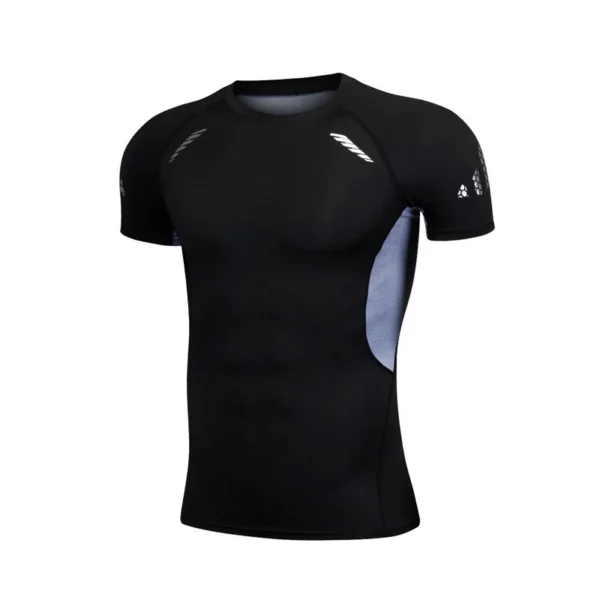 camiseta de compressão masculina - Image 8
