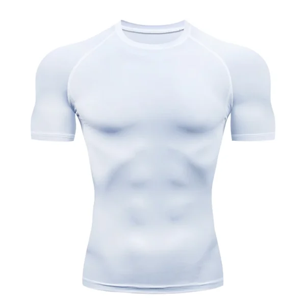 camiseta de compressão masculina - Image 10